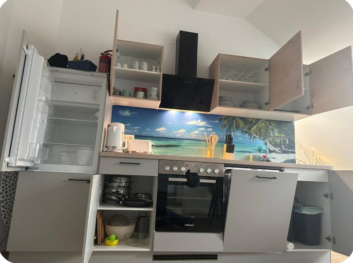 Klimatisiertes Dachgeschoss City Apartment In Zentrum Wiens Esterno foto